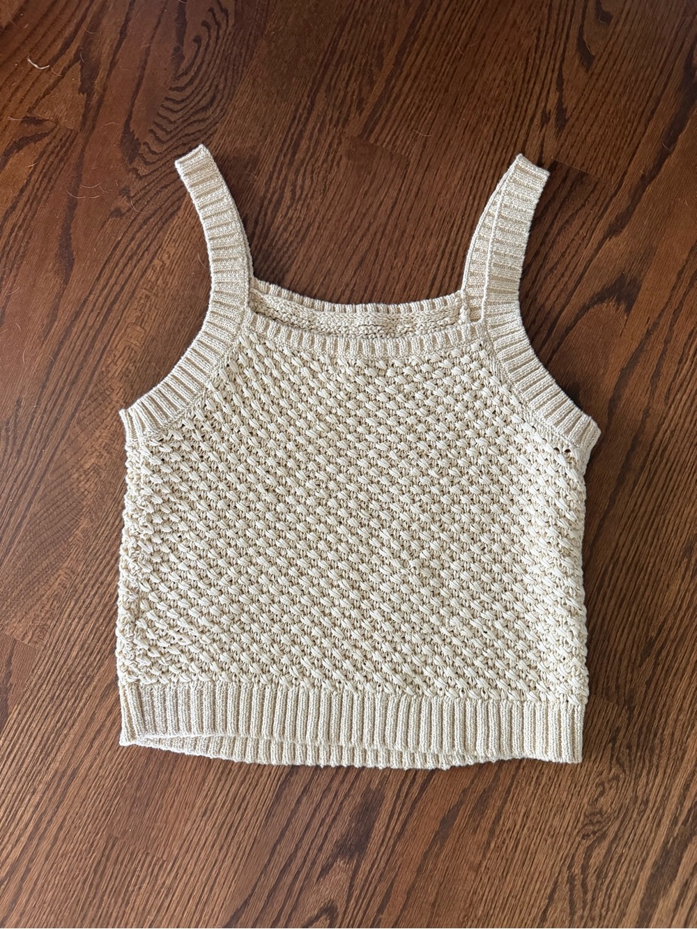 J crew Basket Stitch Sweater Tank size Medium